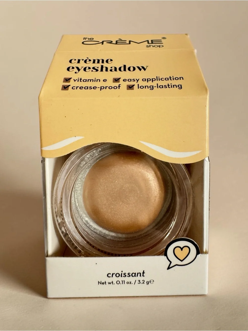 The Crème Shop Cream Eyeshadow - croissant (pack of 2)